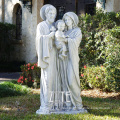 Modern Style Decorative marble holy family sculpture